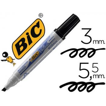 BIC Velleda Whiteboard Marker 1751 marcador 12 pieza(s) Negro Punta redonda