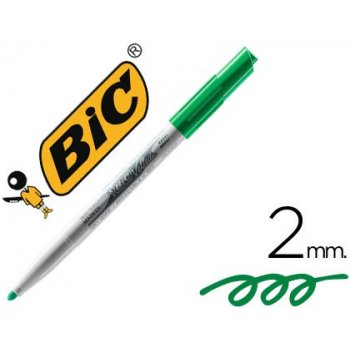 BIC 1199174102 marcador 12 pieza(s) Verde Punta redonda