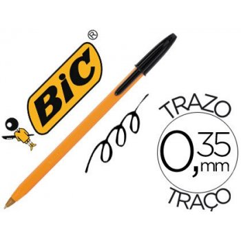BIC Orange Fine Negro Bolígrafo Fino 20 pieza(s)