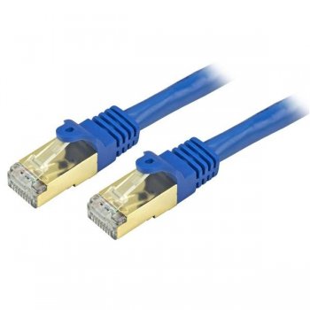 StarTech.com C6ASPAT1BL cable de red 0,3 m Cat6a U FTP (STP) Azul