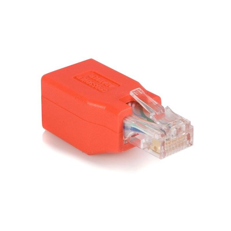 StarTech.com Adaptador de Cable de Red Ethernet Cat6 Directo Recto Straight a Cruzado Crossover UTP Patch RJ45