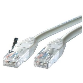 ITB 1m, RJ-45 M RJ-45 M cable de red Gris
