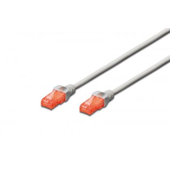 Digitus DK-1617-010 cable de red 1 m Cat6 U UTP (UTP) Gris