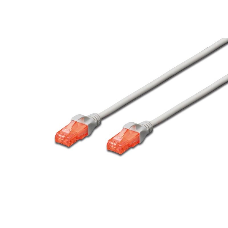 Digitus DK-1617-010 cable de red 1 m Cat6 U UTP (UTP) Gris