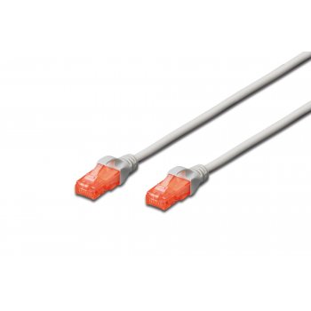 Digitus 0.5m Cat6 U UTP cable de red U UTP (UTP) Gris
