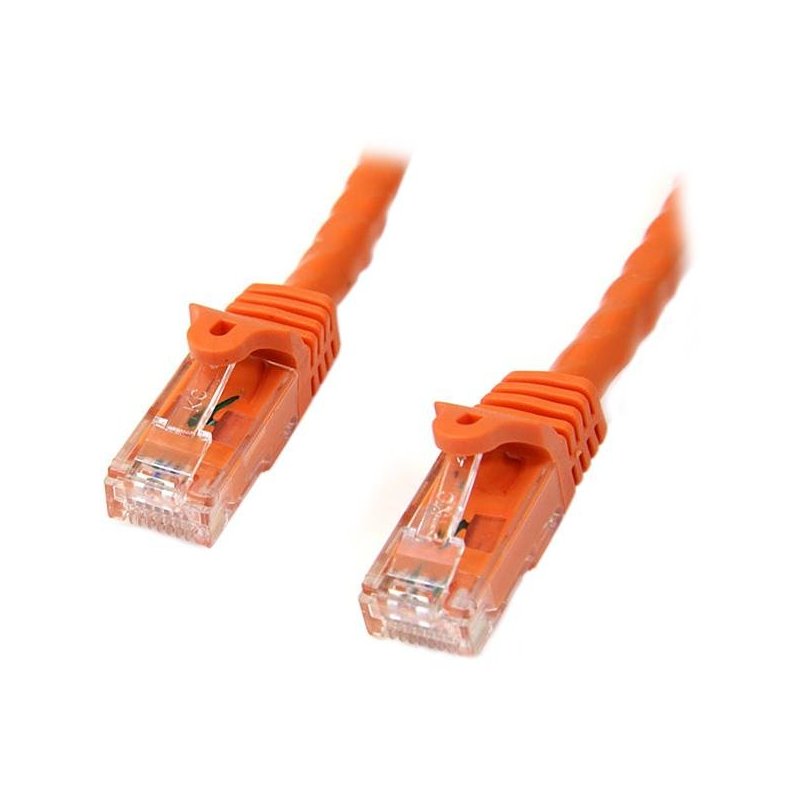 StarTech.com N6PATC10MOR cable de red 10 m Cat6 U UTP (UTP) Naranja