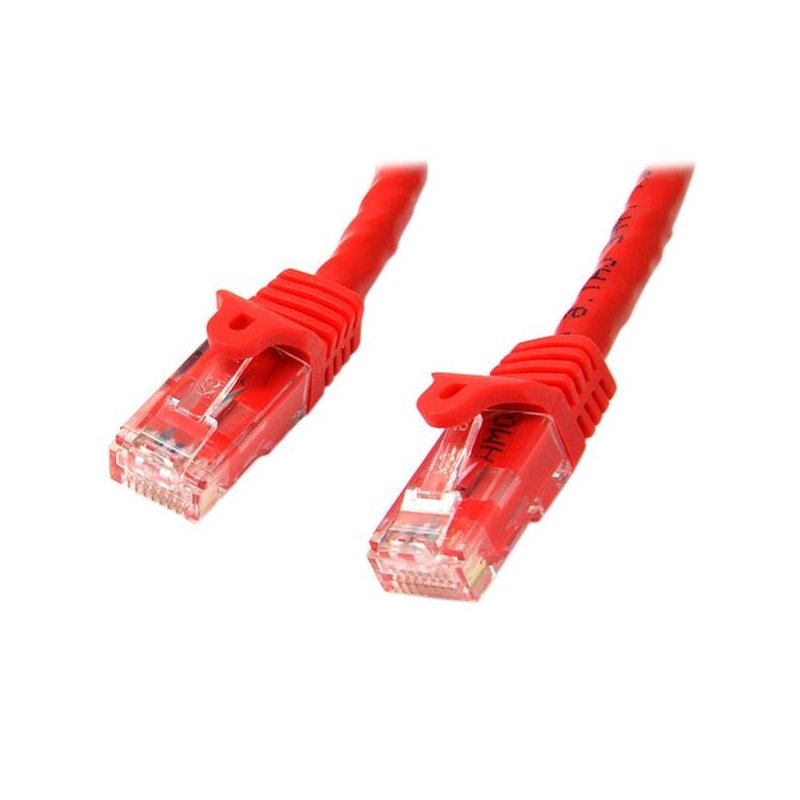 StarTech.com N6PATC10MRD cable de red 10 m Cat6 U UTP (UTP) Rojo