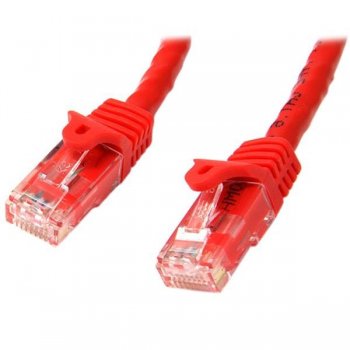 StarTech.com N6PATC10MRD cable de red 10 m Cat6 U UTP (UTP) Rojo