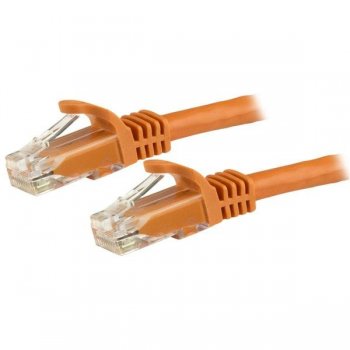 StarTech.com N6PATC15MOR cable de red 15 m Cat6 U UTP (UTP) Naranja