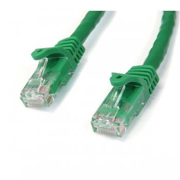 StarTech.com Cable de 1m Verde de Red Gigabit Cat6 Ethernet RJ45 sin Enganche - Snagless