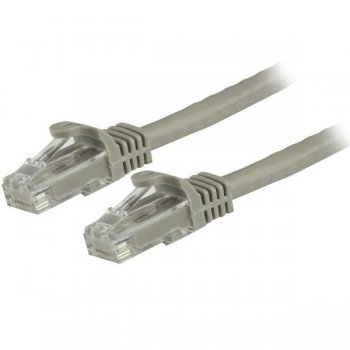 StarTech.com Cable de 3m Gris de Red Gigabit Cat6 Ethernet RJ45 sin Enganche - Snagless
