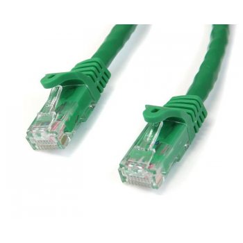 StarTech.com Cable de 0,5m Verde de Red Gigabit Cat6 Ethernet RJ45 sin Enganche - Snagless