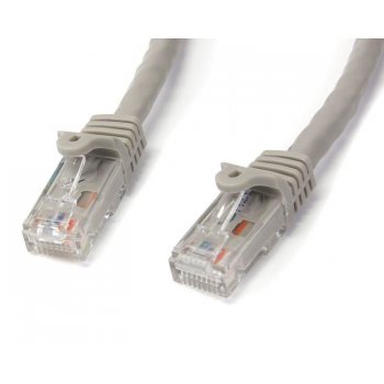 StarTech.com Cable de 0,5m Gris de Red Gigabit Cat6 Ethernet RJ45 sin Enganche - Snagless