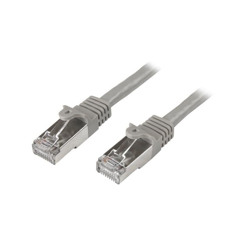 StarTech.com Cable de 2m de Red Cat6 Ethernet Gigabit Blindado SFTP - Gris