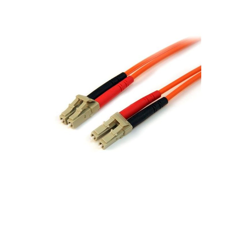 StarTech.com Cable de Red de 15m Multimodo Dúplex Fibra Óptica LC-LC 50 125 - Patch Duplex