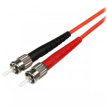 StarTech.com Cable Adaptador de Red de 2m Multimodo Dúplex Fibra Óptica LC-ST 50 125 - Patch Duplex