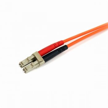 StarTech.com Cable Adaptador de Red de 2m Multimodo Dúplex Fibra Óptica LC-ST 62,5 125 - Patch Duplex