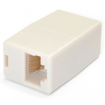 StarTech.com Caja de Empalme Acoplador para Cable Cat5 Ethernet UTP - 2x Hembra RJ45 - Beige