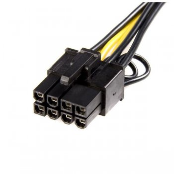 StarTech.com Cable adaptador de alimentación PCI Express de 6 pines a 8 pines