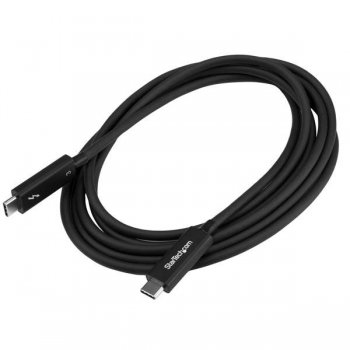 StarTech.com Cable de 2m Thunderbolt 3 USB C (40 Gbps) - Cable Compatible con Thunderbolt y USB