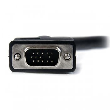 StarTech.com Cable de Vídeo VGA de Alta Resolución de 30cm para Monitor de Ordenador - 2x HD15 Macho - Negro