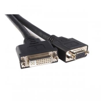 StarTech.com Cable Adaptador de 20cm LFH59 DMS59 a DVI-D y VGA - Macho a Hembra - DMS-59