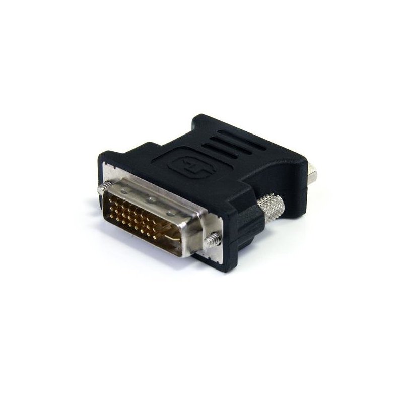 StarTech.com Adaptador Conversor DVI-I a VGA - DVI-I Macho - HD15 Hembra - Negro