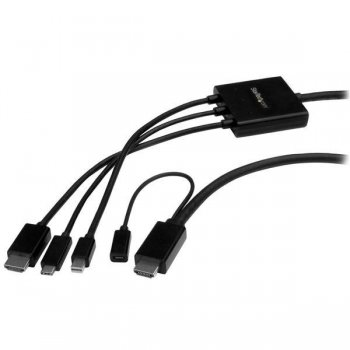 StarTech.com Cable Conversor USB-C, HDMI o Mini DisplayPort a HDMI - 2 metros