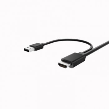 Belkin B2B166 adaptador de cable VGA Mini DisplayPort HDMI USB-C HDMI USB-A Negro