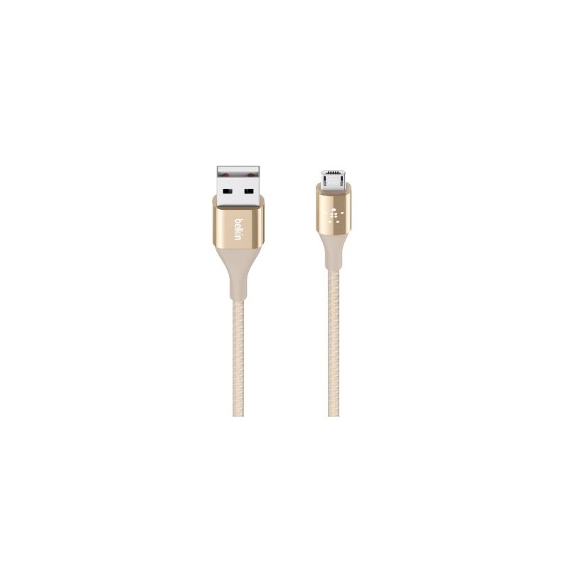 Belkin DuraTek cable USB 1,2 m 2.0 USB A Micro-USB B Oro
