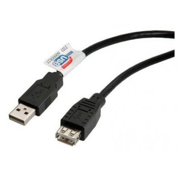 ITB 0.8m USB2.0 cable USB 0,8 m 2.0 USB A Negro