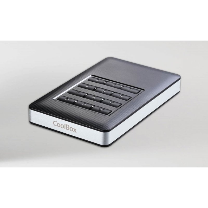 CoolBox COO-SCK253 caja para disco duro externo 2.5" Carcasa de disco duro SSD Negro, Plata