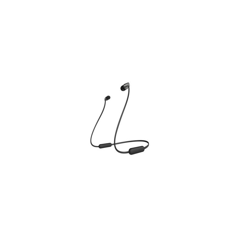Sony WI-C310 auriculares para móvil Binaural Dentro de oído, Banda para cuello Negro