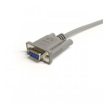 StarTech.com Cable de 91cm de Extensión DB9 Serie Serial RS232 EGA Macho a Hembra - Extensor Gris