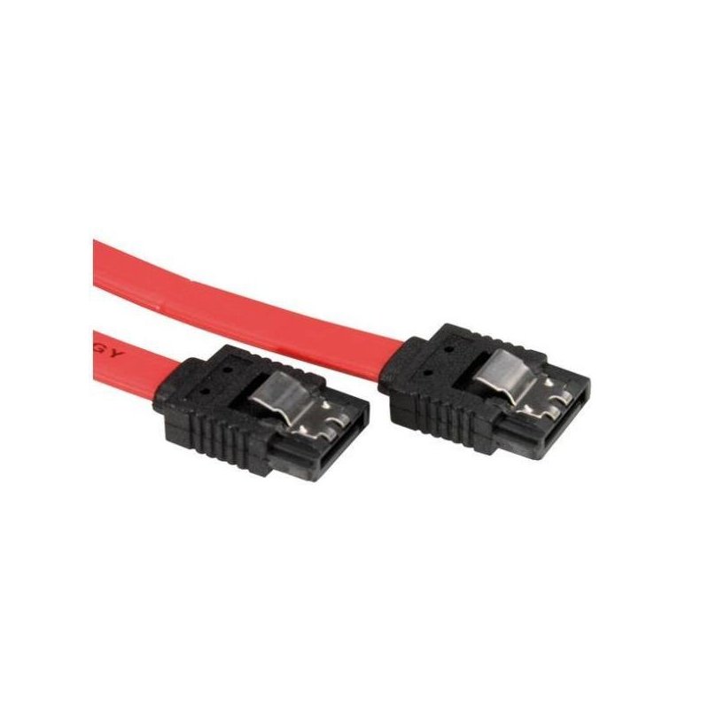 Nilox SATA - SATA, 0.5m cable de SATA 0,5 m SATA 7-pin Negro, Rojo