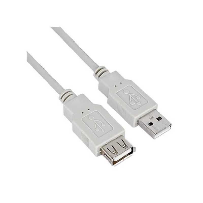 Nilox 3m USB 2.0 cable USB USB A Blanco