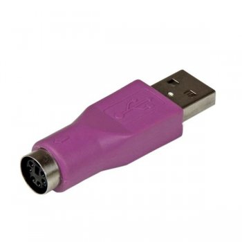 StarTech.com Adaptador Conversor PS 2 MiniDIN a USB para Teclado - PS 2 Hembra - USB A Macho